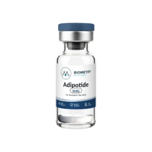 Adipotide 5MG research vial, Biometry Peptides. For research use only.