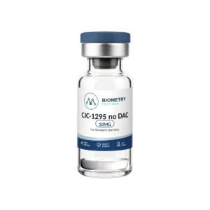 CJC-1295 no DAC 10MG research vial, Biometry Peptides. For research use only.