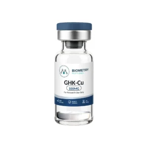 GHK-Cu 100MG research vial, Biometry Peptides. For research use only.