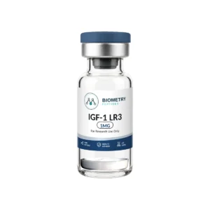IGF-1 LR3 1MG research vial, Biometry Peptides. For research use only.