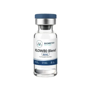KLOW80 Blend 80MG research vial, Biometry Peptides. For research use only.