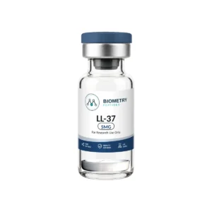 LL-37 5MG research vial, Biometry Peptides. For research use only.