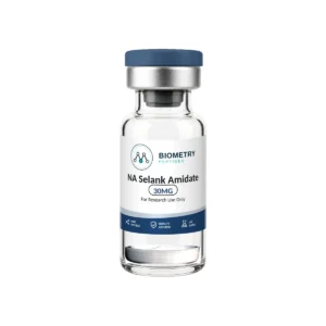 NA Selank Amidate 30MG research vial, Biometry Peptides. For research use only.