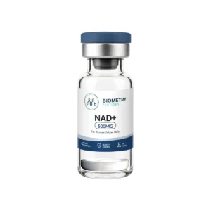 NAD+ 500MG research vial, Biometry Peptides. For research use only.