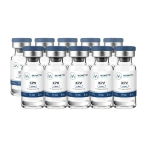 KPV 10mg [USA] box of 10 research vials, Biometry Peptides. For research use only.