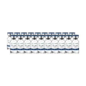 IGF-1 DES 1 mg box of 20 research vials, Biometry Peptides. For research use only.