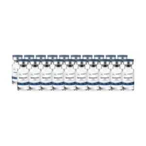 Ipamorelin 5mg [USA] box of 20 research vials, Biometry Peptides. For research use only.