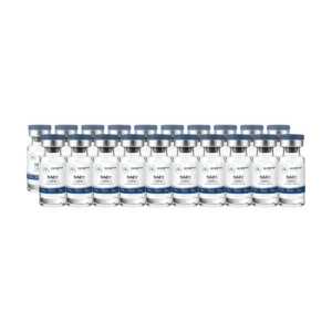 NAD+ (Nicotinamide Adenine Dinucleotide) 100 mg box of 20 research vials, Biometry Peptides. For research use only.